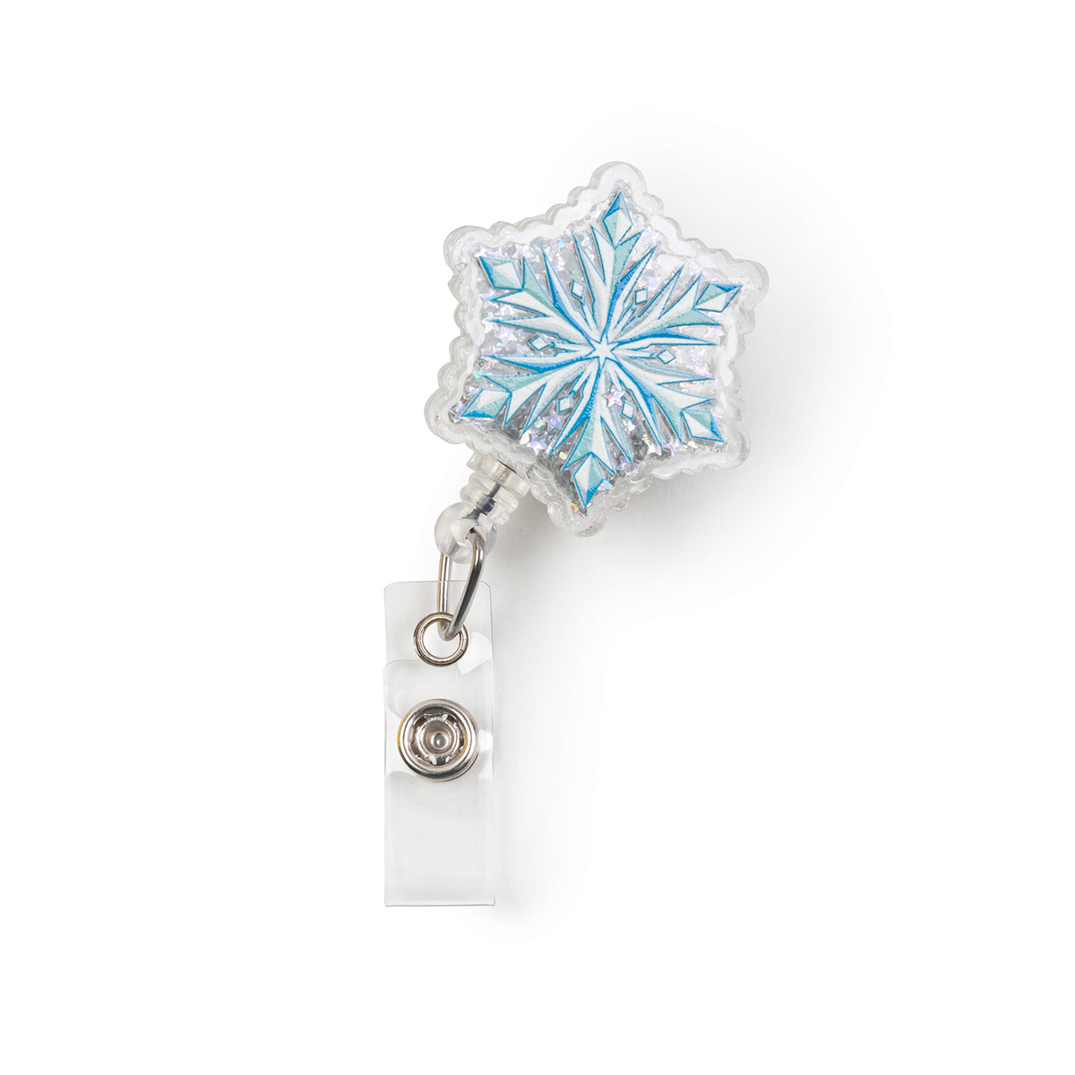 Snowflake Shaker Badge Reel