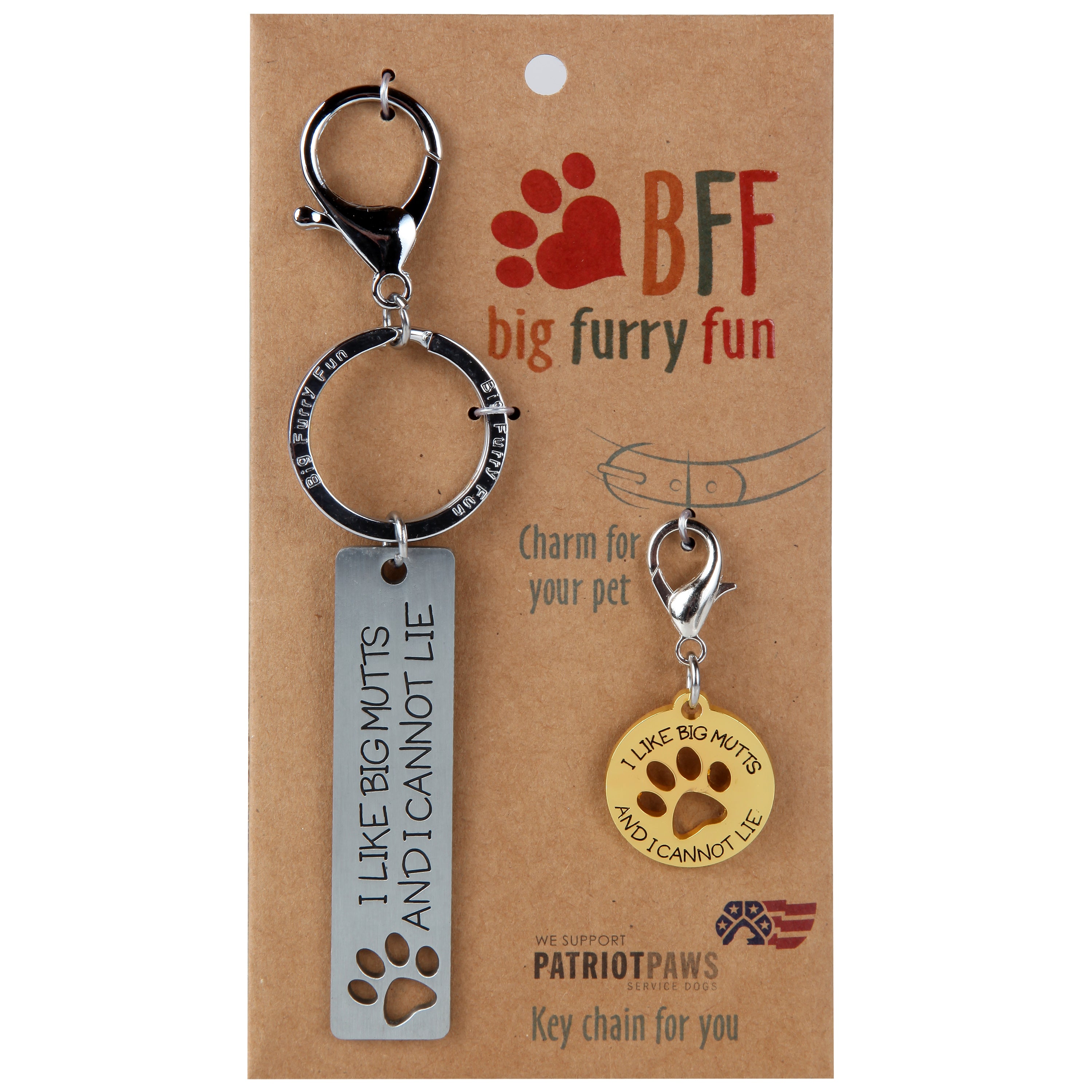 Big Mutts   Keychain & Charm Set