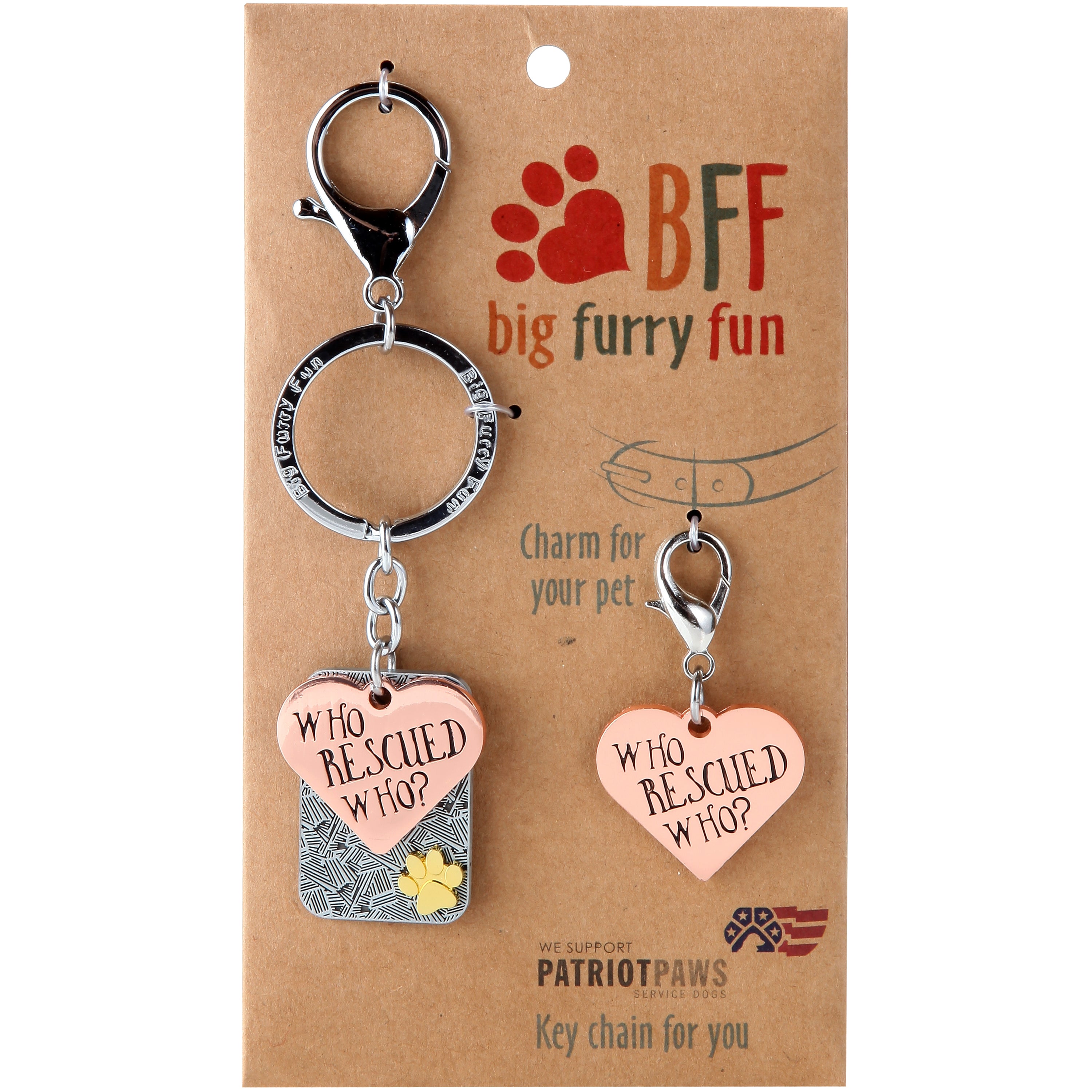 Rescued Keychain & Charm Set