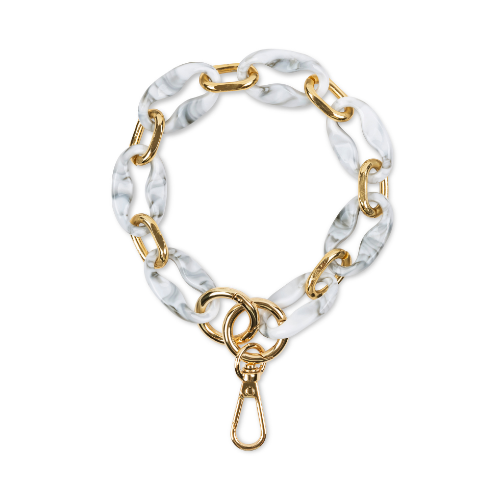Tessa Gray Marble Wristlet
