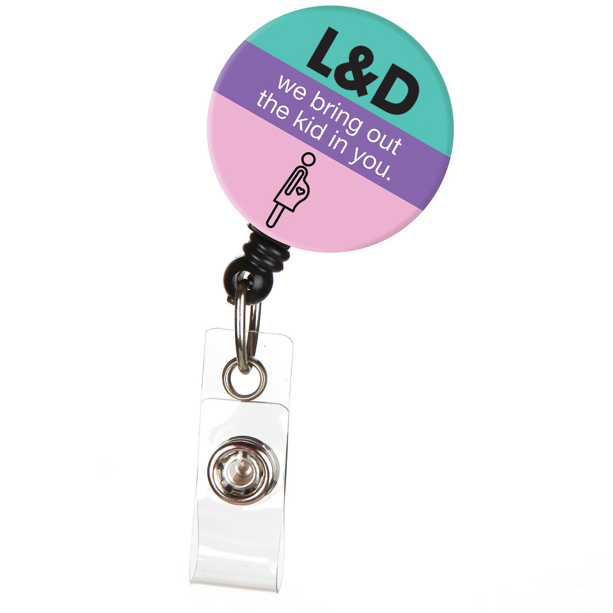 We Bring Out The Kid in You Retractable ID Badge Reel