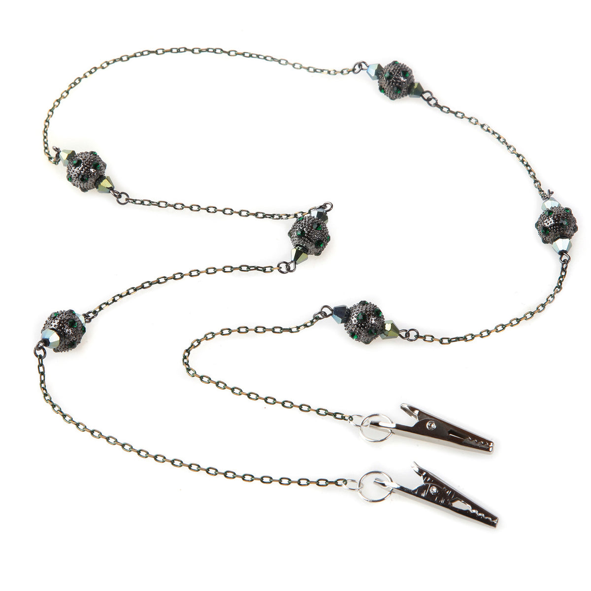 Green Briar Chain Face Mask Lanyard