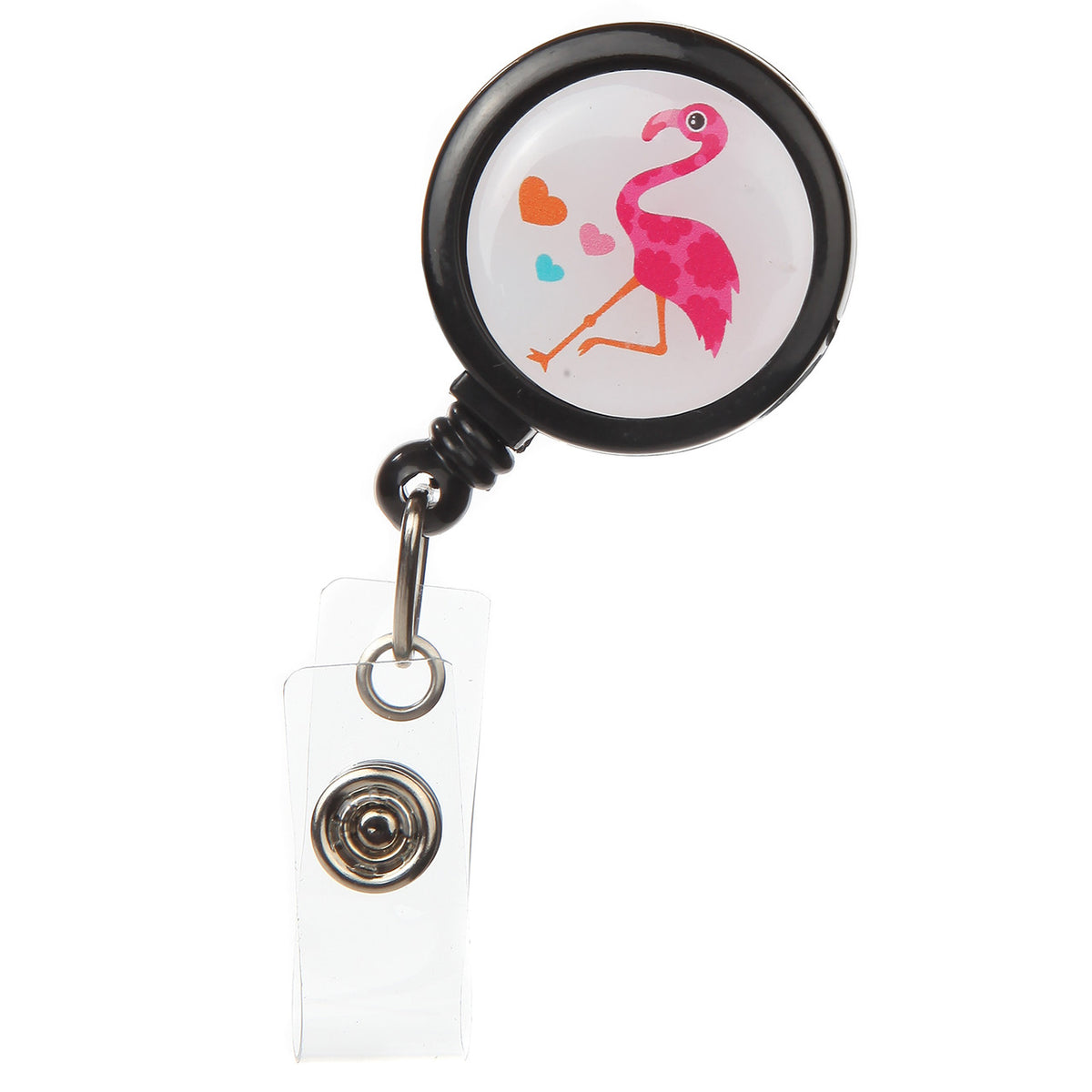 Flamingo Retractable ID Badge Reel