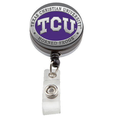 Texas Christian University Horned Frogs Badge Reel