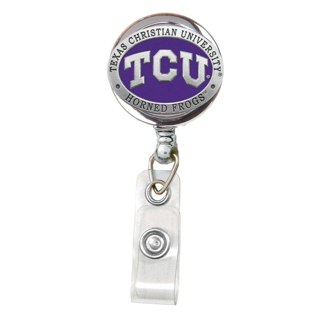 Texas Christian University Horned Frogs Badge Reel