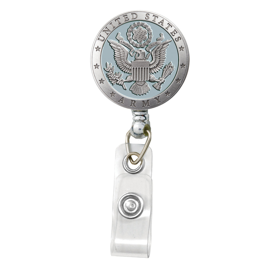 United States Army Crest Badge Reel - Blue