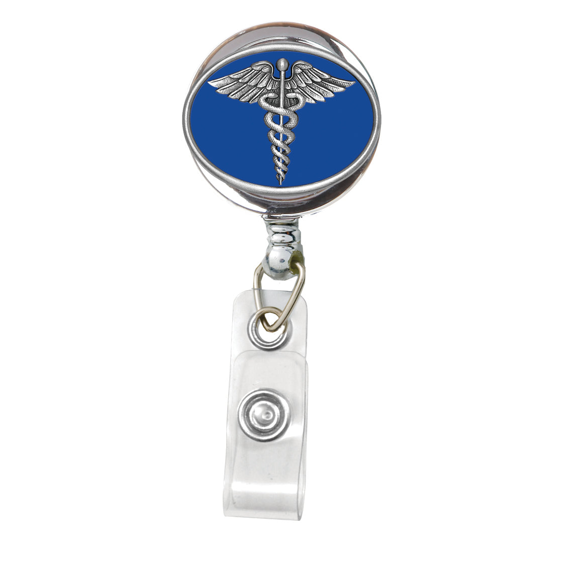 Caduceus Badge Reel