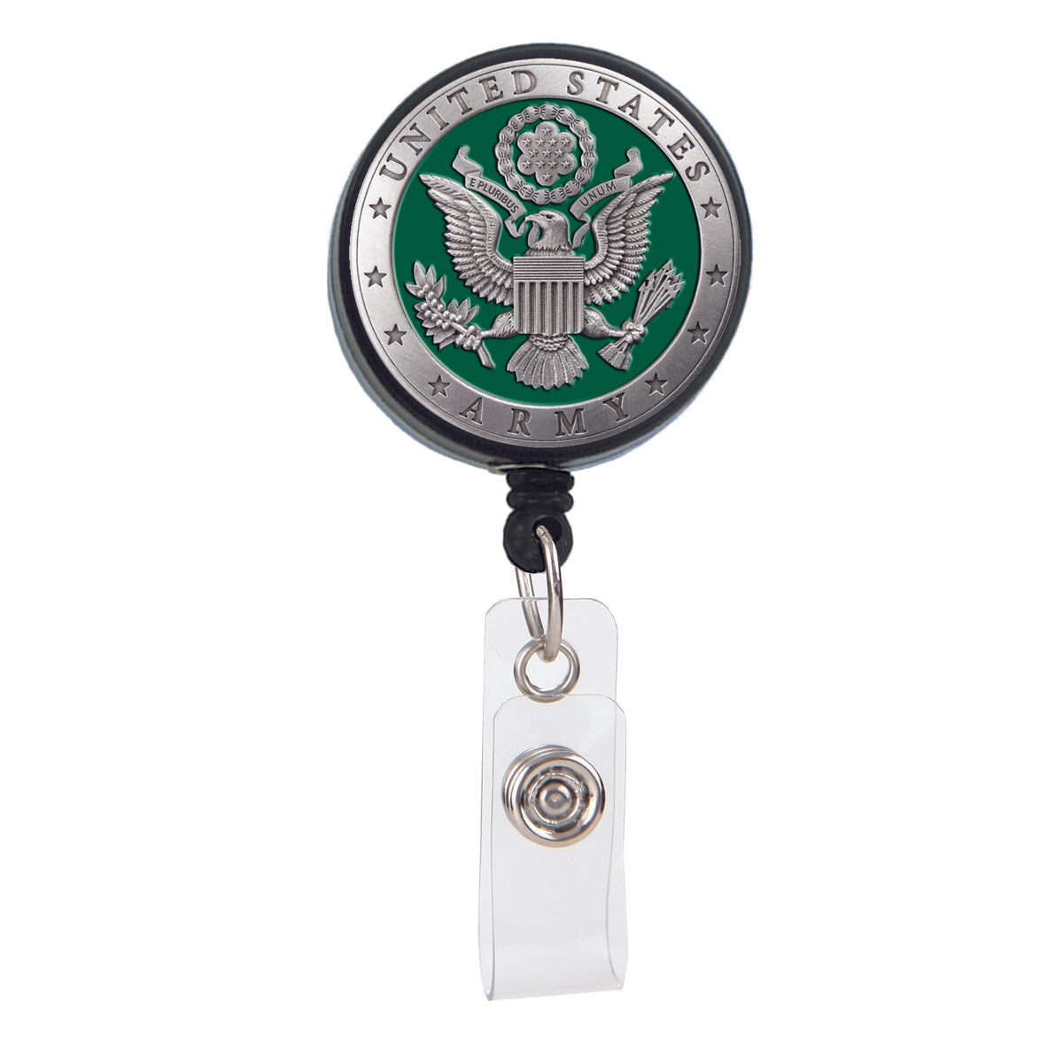 United States Army Crest Badge Reel - Green