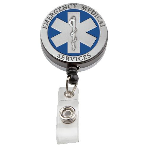 Emergency Medical Services Badge Reel