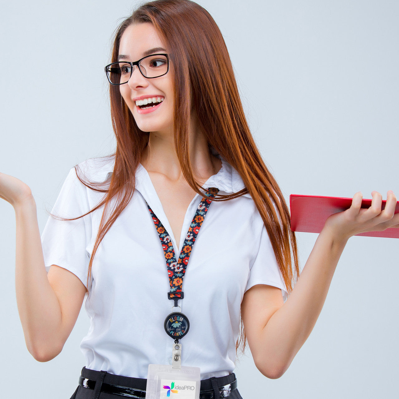 Bloom Where You Are Planted Ribbon with Badge Reel