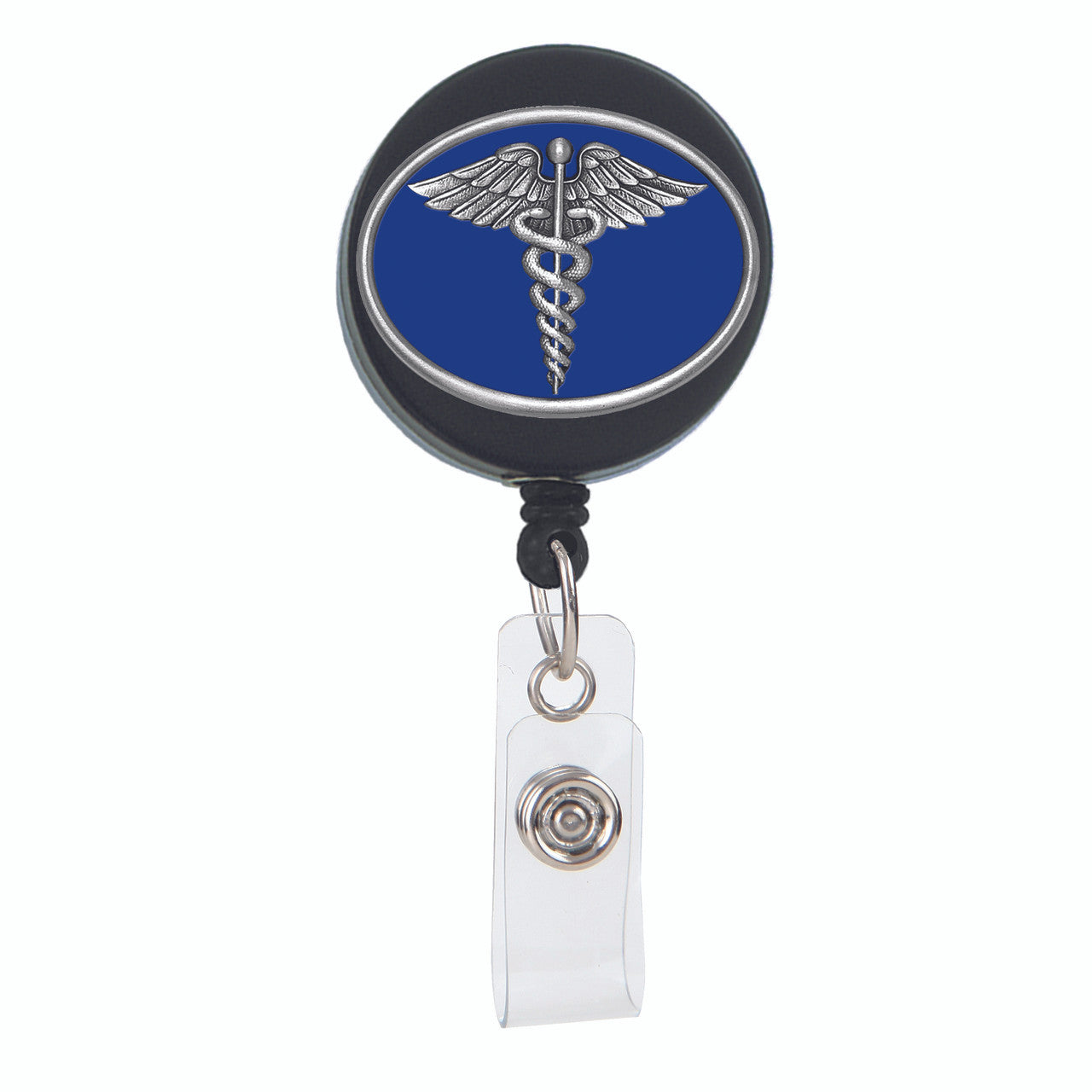 Caduceus Badge Reel