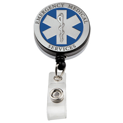 Emergency Medical Services Badge Reel