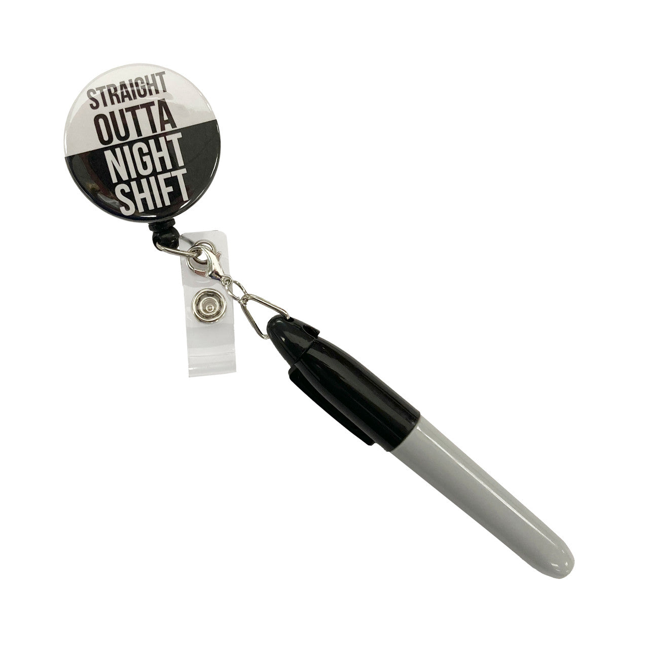 Mini Permanent Marker with Lobster Hook