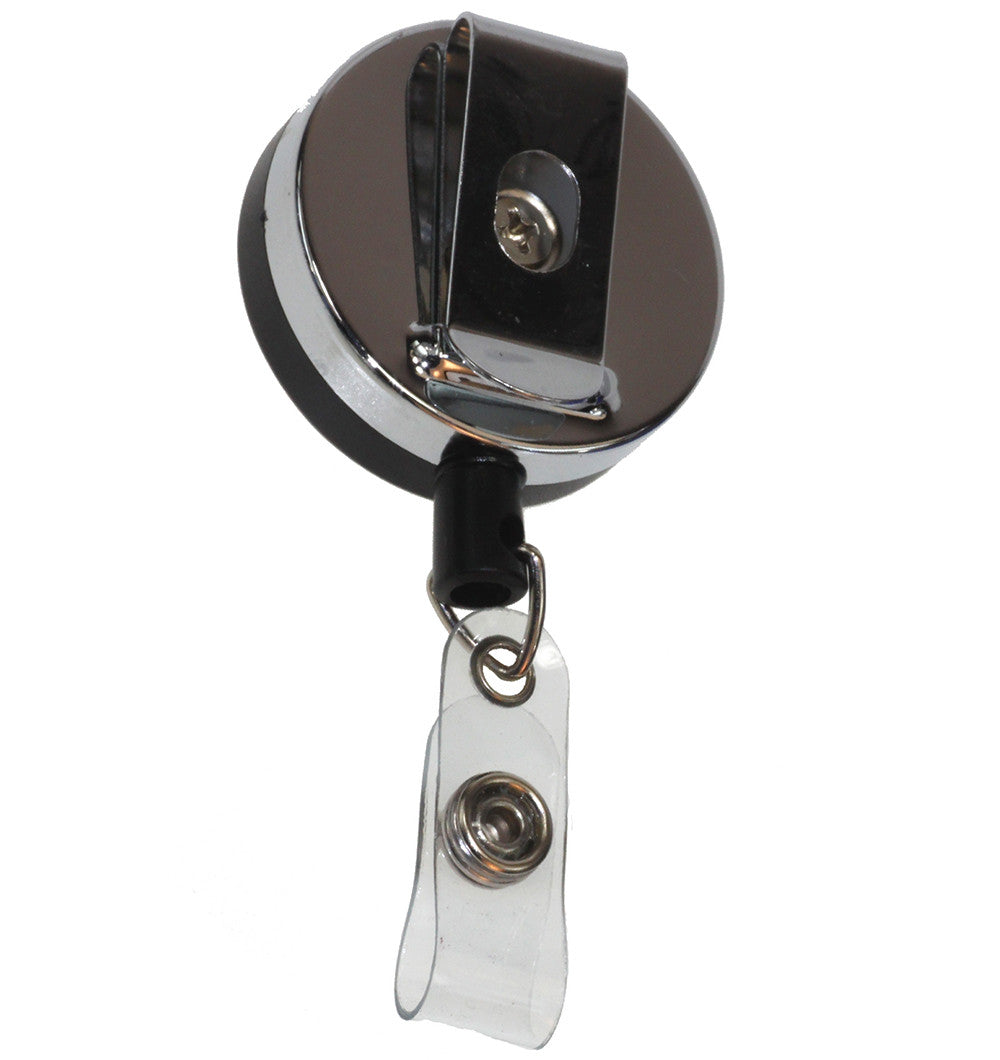 Black & Chrome Fashion Badge Reel