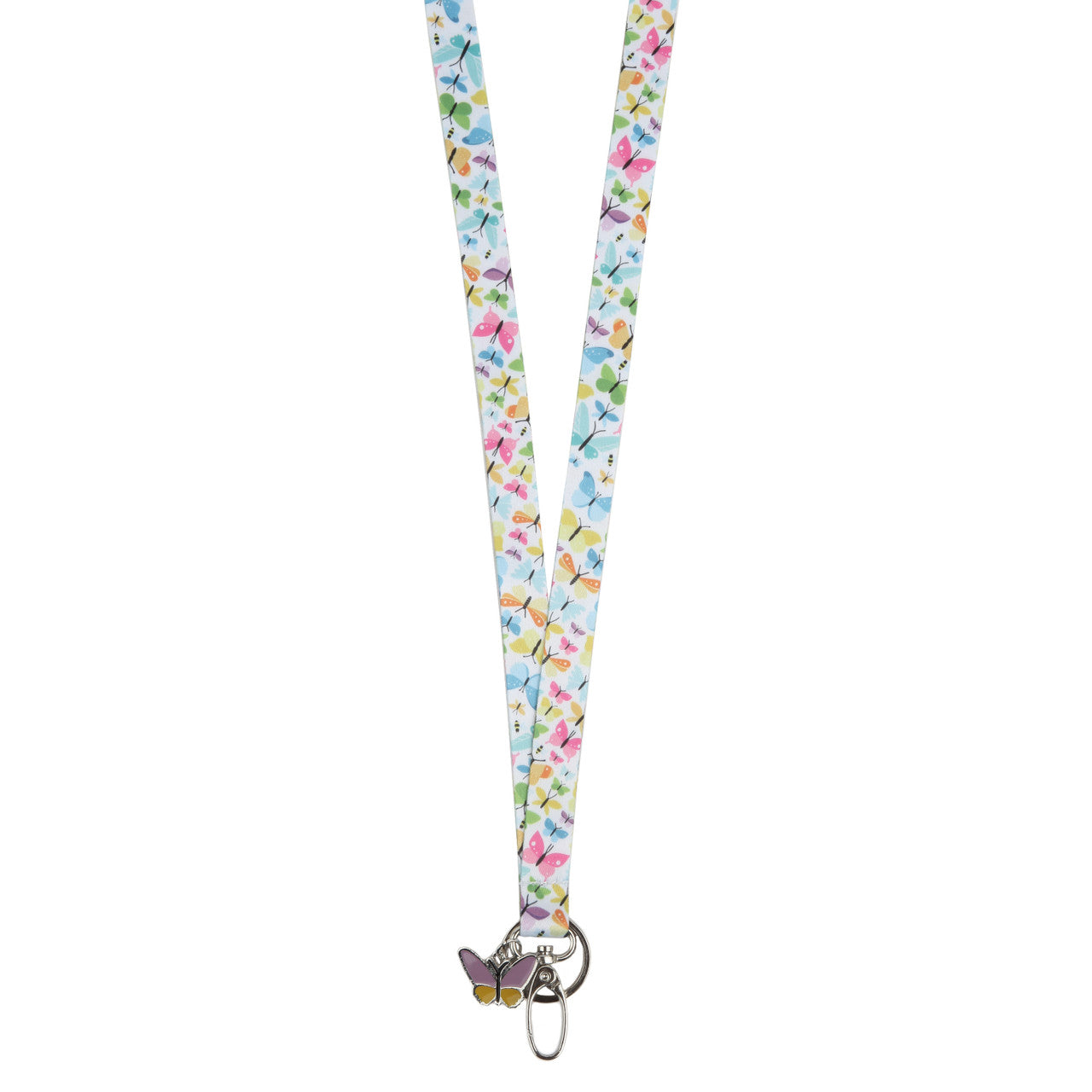 Flutter By Key Ribbon Lanyard