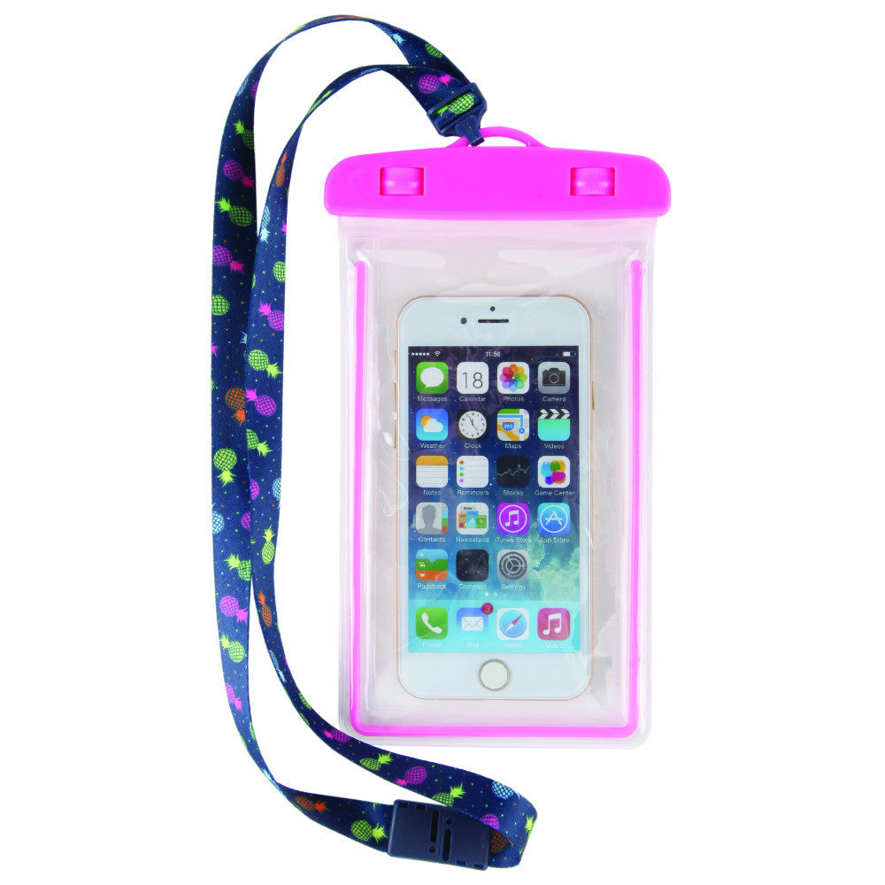 Juicy Pineapple Waterproof Phone Case Lanyard