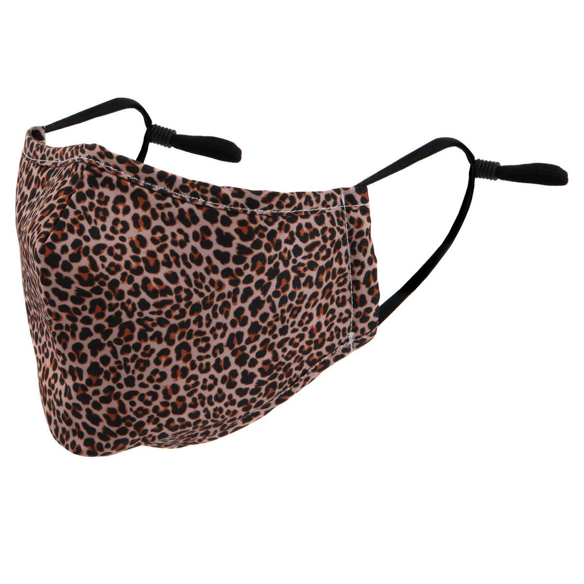 Leopard Print Face Mask with Filter