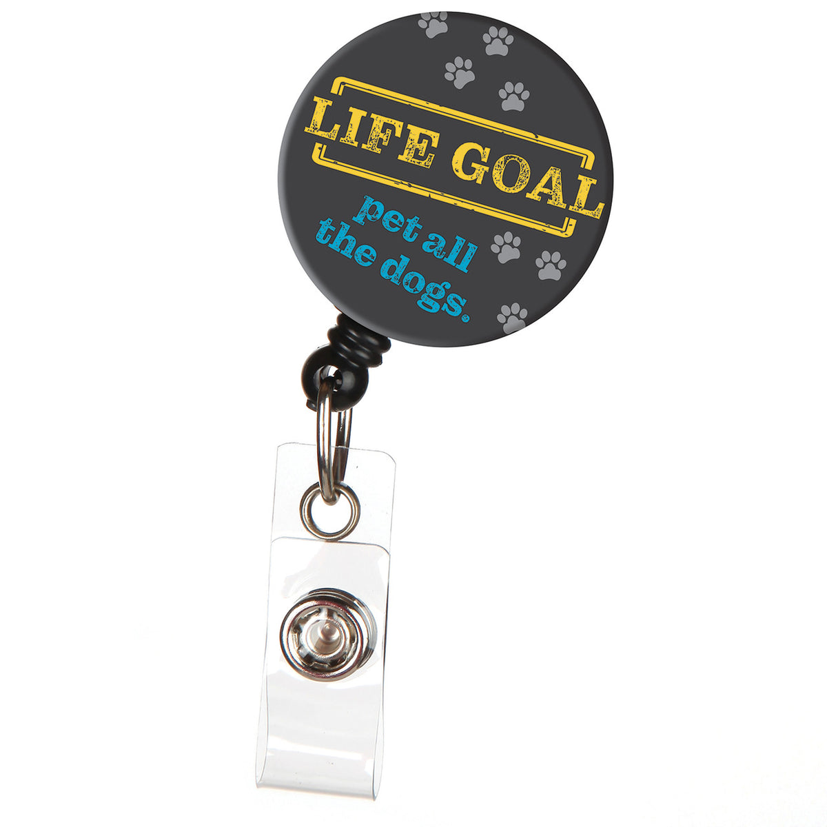 Life Goal Pet All Dogs Badge Reel