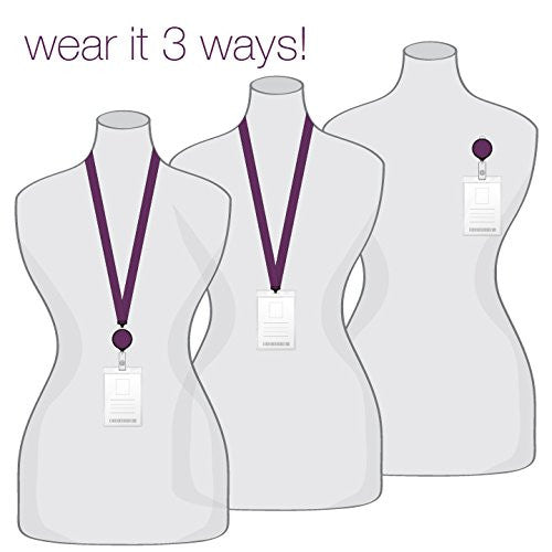 Be Grateful Ribbon Lanyard with Detachable Badge Reel