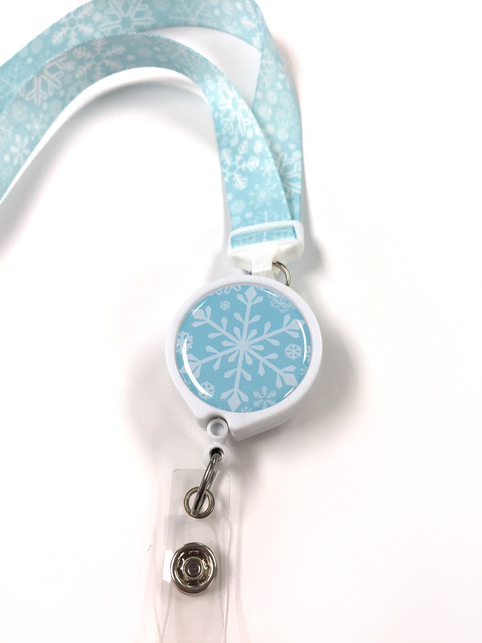 Snowflake Ribbon Lanyard