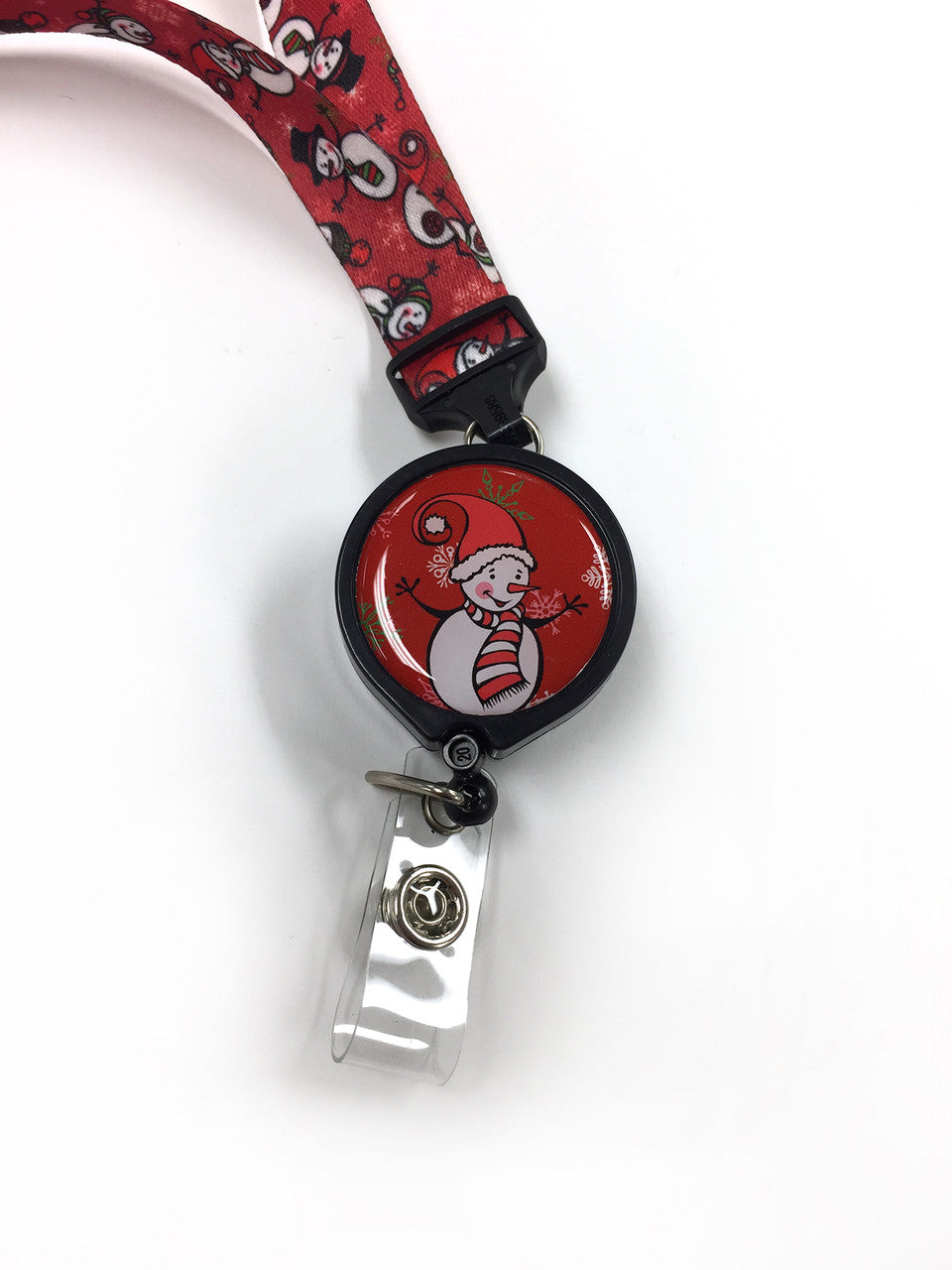 Snowman Ribbon Lanyard